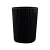 Household Trash Bin With Striped Pattern For Kitchen Bathroom Office Space Saving Small Waste Can for Home Use