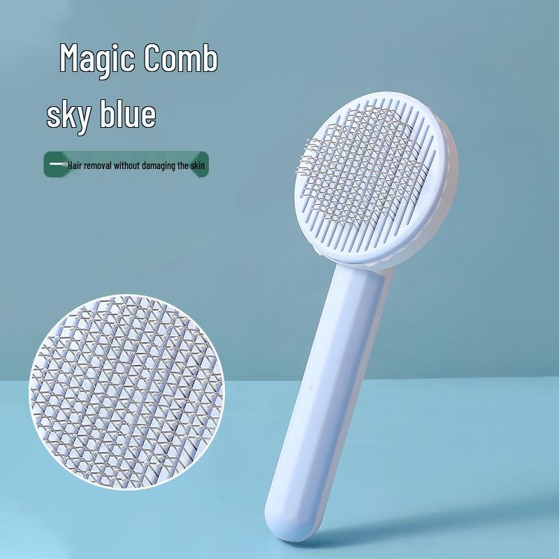Self-Cleaning Pet Massage Comb for Hair Removal