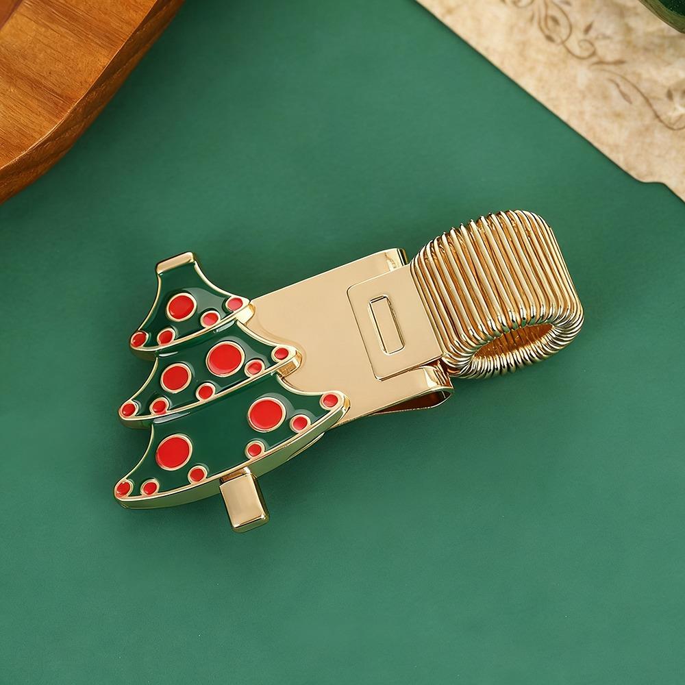 

Spring Pen Loop Holder Christmas Bookmark New Pen Clip Stationery Supplies Christmas Tree