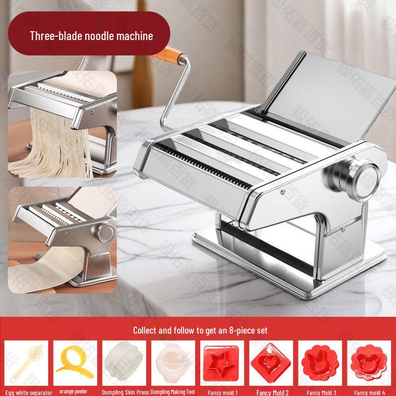 Multifunctional Hand-Crank Desktop Noodle & Dumpling Dough Press