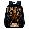 Italian Brainrot Backpack Toddler Boys Kindergarten Bag Cartoon Cappuccino Saaassino School Bags Boys Girls Animals Bookbag Gift