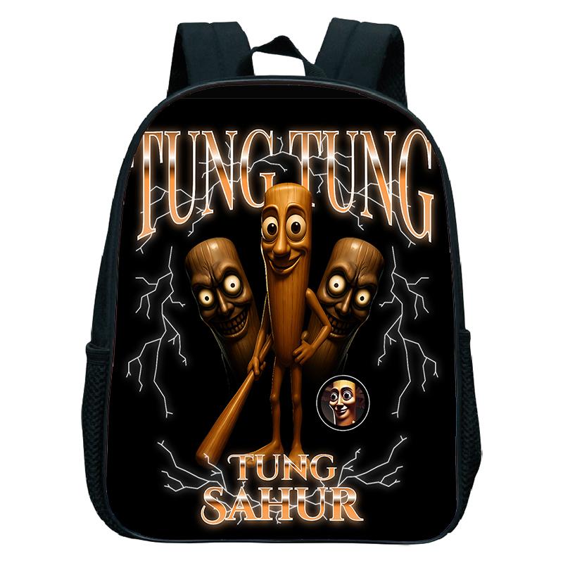 Italian Brainrot Backpack Toddler Boys Kindergarten Bag Cartoon Cappuccino Saaassino School Bags Boys Girls Animals Bookbag Gift