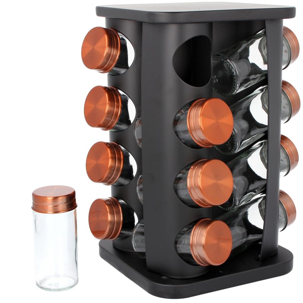 Rotating spice rack 16 containers 2745