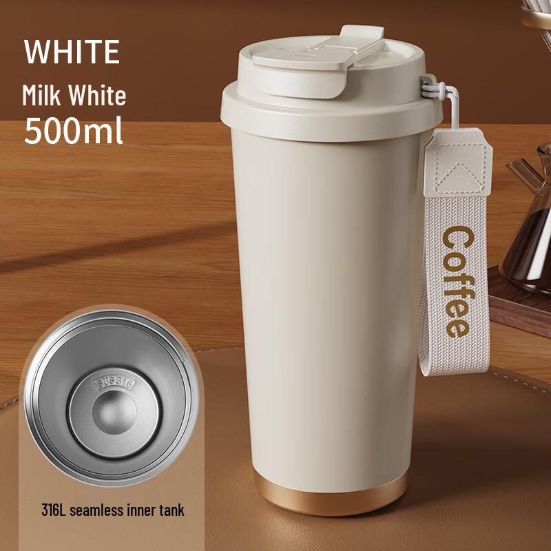 DILLER 316 Edelstahl Doppel-Getränke Isolierte Kaffee-Wasserflasche