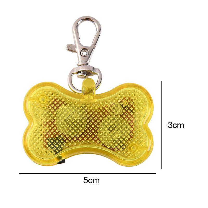 

Светодиодный светящийся подвесной светильник для домашних животных, водонепроницаемый рюкзак, велосипед, бег, предупреждающие лампы с крючком для подвешивания, ночник для собак, предупреждающий о ночной прогулке жёлтый