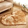 Home Textile Long Plush Living Room Heart-shaped Carpet Bedroom Bedside Mat Cute Girly Style