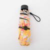 The smallest micro parasol with a floral UV and suitable for both sunny and rainy world's 5-fold pattern, 99.99% protection, days. Off-white.