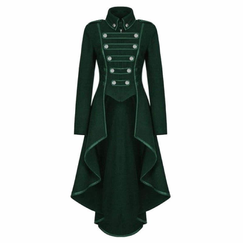 Giacca Uomo Steampunk Vintage – Cappotto Vittoriano Manica Lunga – Taglia 2XL – Costume Halloween O Fantasia