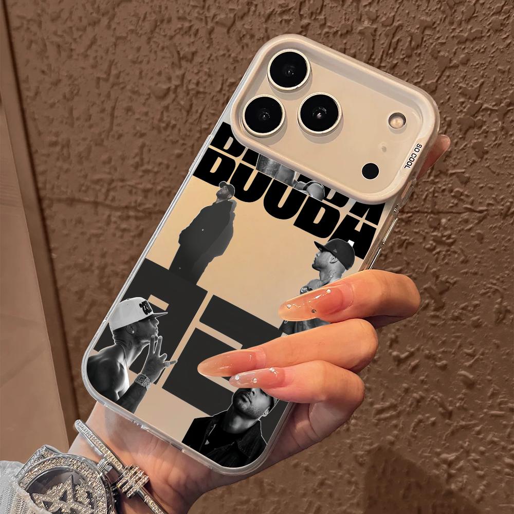 B-Booba Sänger Handyhülle Für iPhone 17 16 15 14 13 12 11 Pro Max Air Matt Laser Aurora Stoßfest Funda