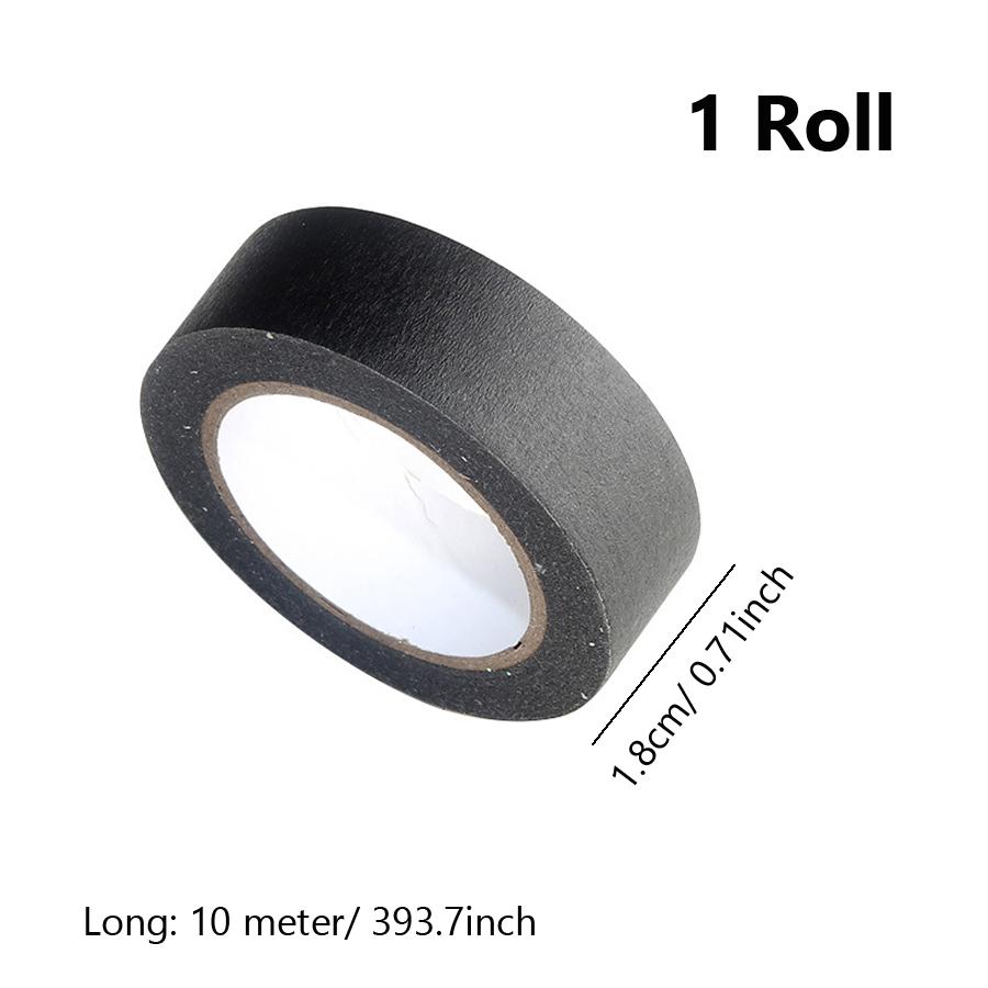Black Nail Art Masking Tape, Light Blocking Film for Gel Curing UV Protecton Finger Tapes Manicure Tools