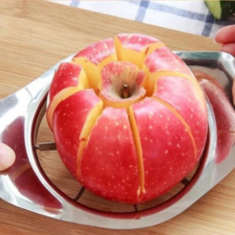 Stainless Steel Comfort Handle Divider Apple Cutter Vegetable Fruit Tools Kitchen Gadgets