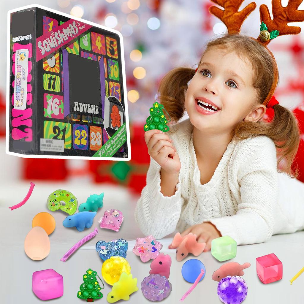 Advent Calendar, Christmas Countdown, 24 Days Of Surprise Blind Boxes
