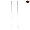 4Pcs Stainless Steel Cocktail Sticks Fruit Sticks Reusable Drink Martini Picks