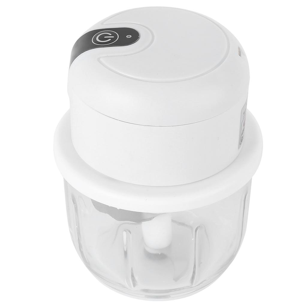 350ML Electric Garlic Grinder USB Charging Rechargeable Meat Grinder Mincer for Kitchen