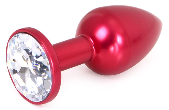 Plug Bijou Anal Alu Gem Light 6 x 2.8 cm Rouge - Kiotos - Bijoux Anal