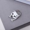 Dessin animé européen et américain enfantin mignon panda bague ouverte ensemble de bagues petits animaux mignons bijoux créatif peut être séparé