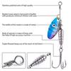 Lžíce Rybářské návnady Kovové návnady s háčky na pstruhy Walleyes Bass Spinner Baits