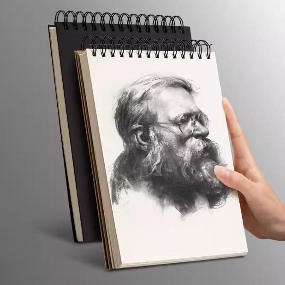 Durable Up Turning Loose-Leaf Sketchbook Taking Notes Diary Hand Ledger Waterproof Journal Memo Notepad Learning Supplies