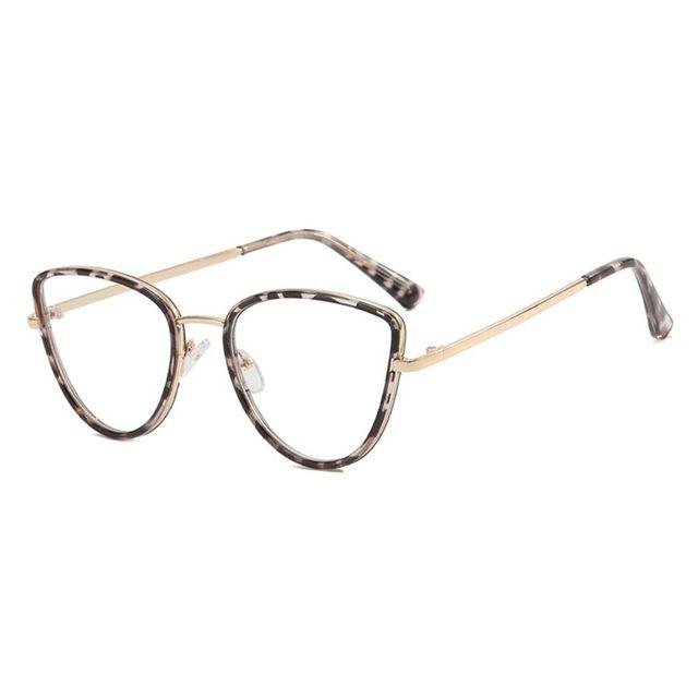 

Очки с защитой от синего света, оптическая оправа «кошачий глаз», защита глаз, ультралегкие женские и мужские новые очки, офисные компьютерные очки цветной печати леопарда