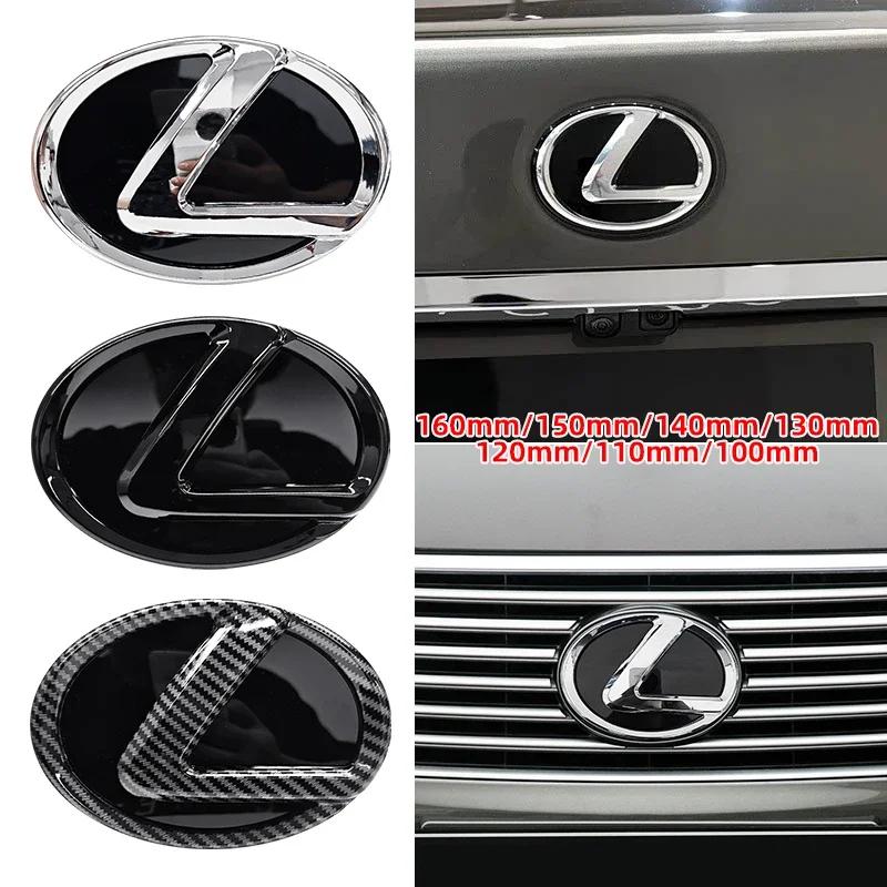 100/110/120/130/140/150/160mm Car Rear Trunk Emblem Front Grille Logo For Lexus ES RX NX LS UX LM LX GX LC RZ IS CT GS RC HS SCNI2