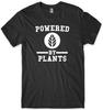Powered By Plants Funny Mens Unisex T-Shirt