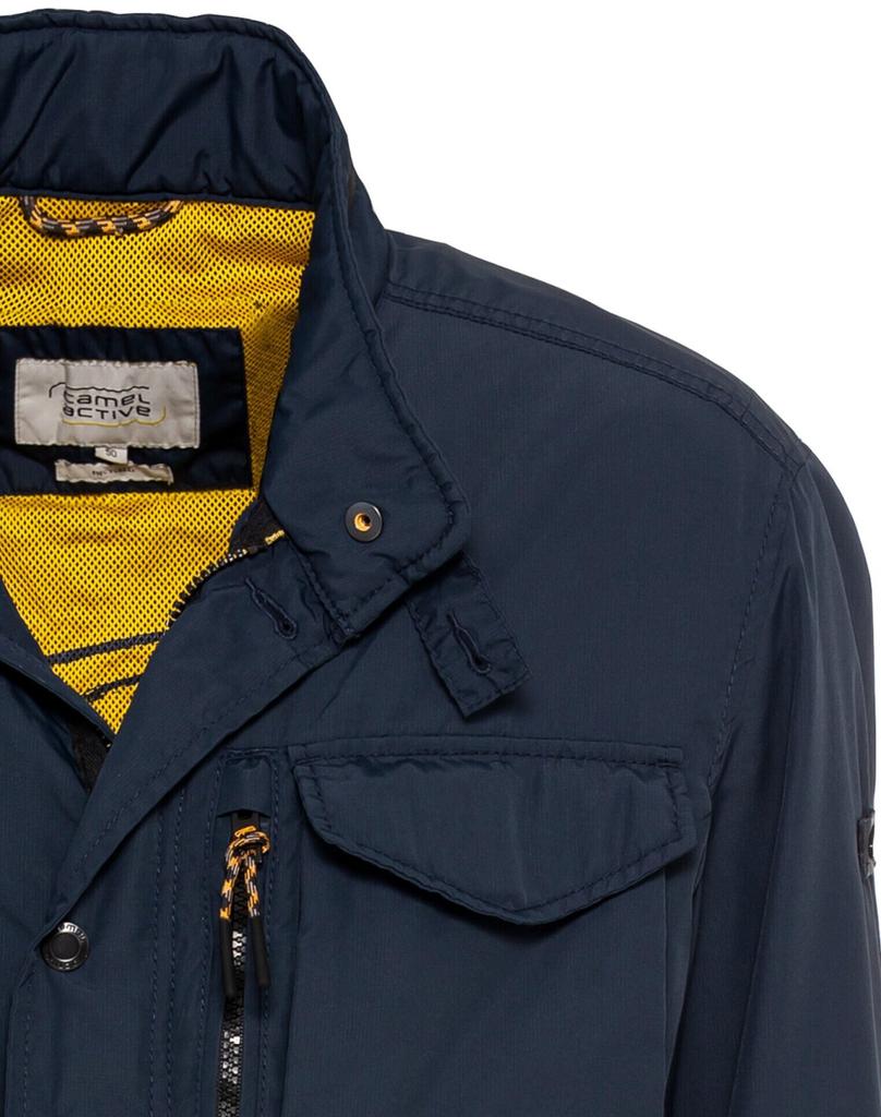 Mid-season Jacket Camel Active Lightweight Outdoor Jacket Made of Recycled Polyester (420260 1O57 47) Night Blue