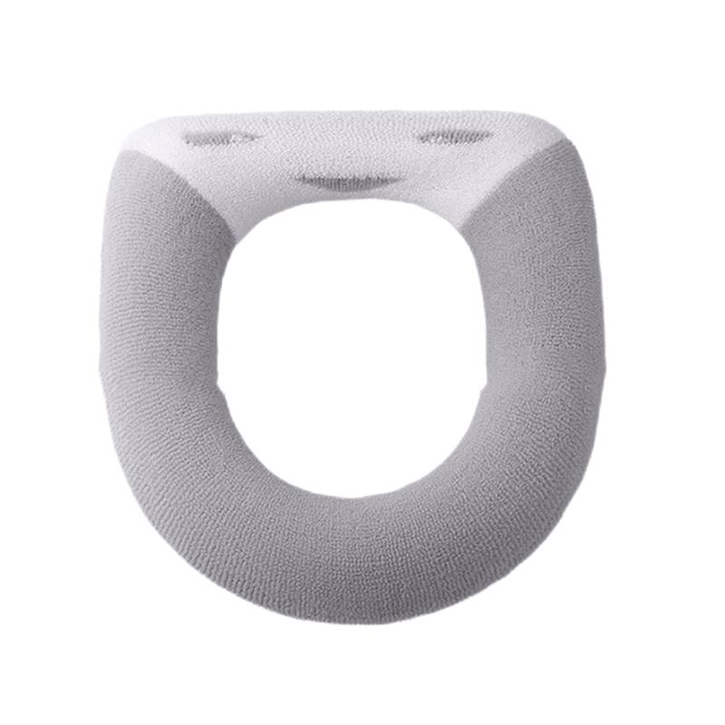 

[HGS]1Pcs Soft Cushion Seat Bathroom Toilet Seat Cover Warmer Washable Mat Cover Pad[HGS]