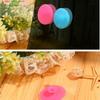 Children's silicone shampoo brush baby clean bath rub baby massage brush random
