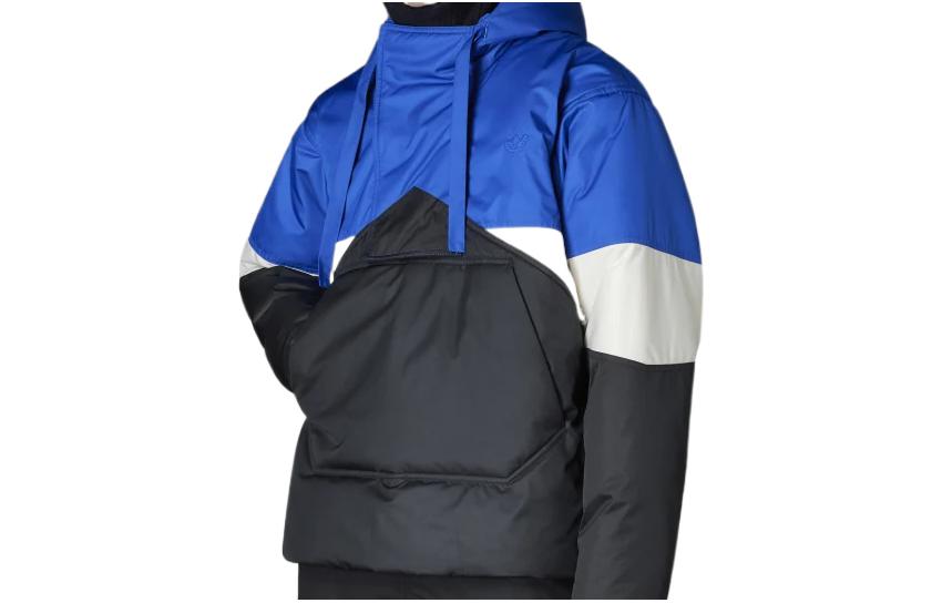 Adidas Originals CLRDO Blue Version Logo Fleece Lined Puffer Jacket Men s Multicolor HM2344 M