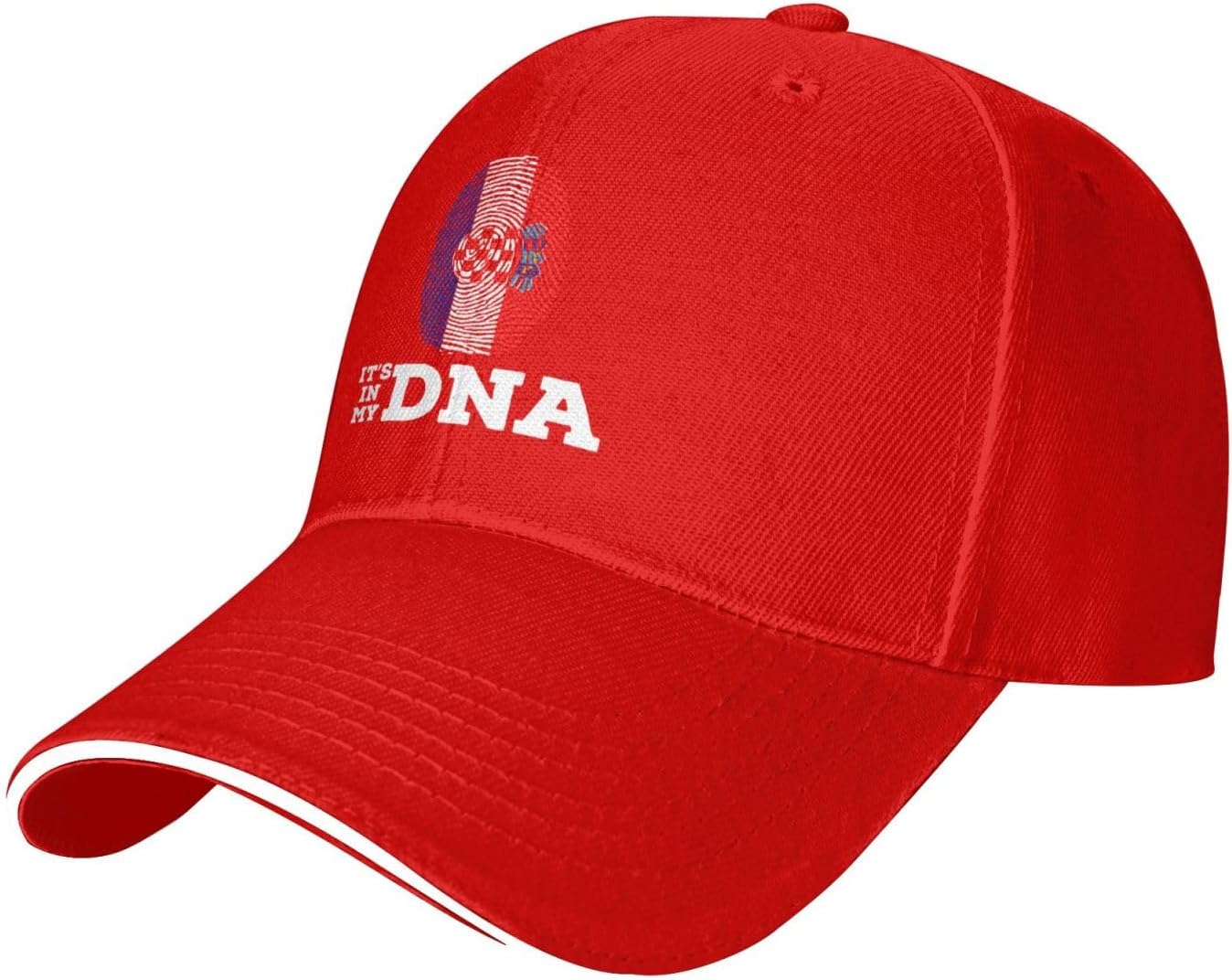 

Croatia DNA Fingerprint Baseball Cap Polyester Adjustable Sun Hat Outdoor Golf Cap Unisex One Size