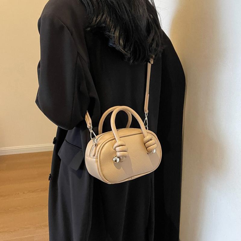 2024 New Fashion Versatile Niche Design Boston Bag Trendy Handbag Exquisite Small Bag Crossbody Bag