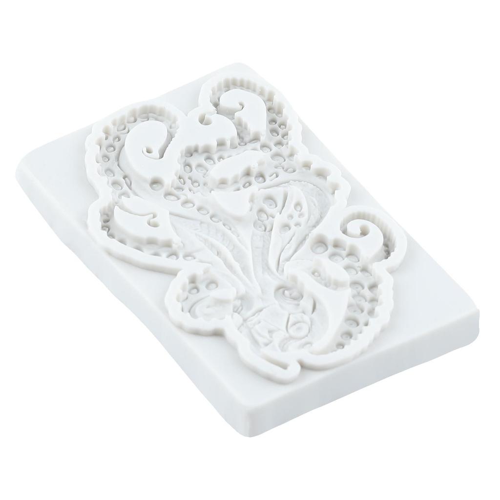 Oktopus Silikonformen Oktopus Fondantform Kuchen Dekorationswerkzeuge Cupcake Topper Süßigkeiten Schokolade Gumpaste Form