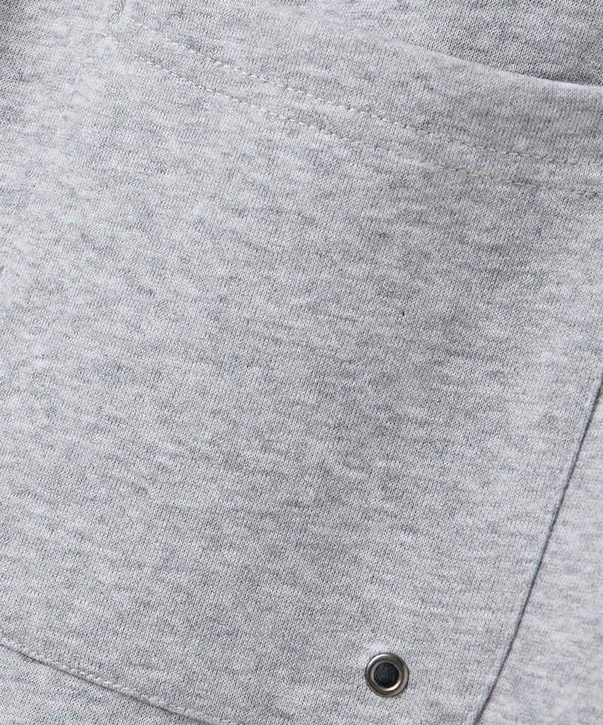 Dimiteulibeullaeg Asi Essential One-Pleat Curved Balloon Sweatpants_Melange