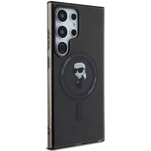 Karl Lagerfeld Klhms24Lhfcknok S24 Ultras928 Czarny/Black Hardcase Iml Ikonik Magsafe