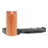Wood Camera Handle Handgrip Quick Release Plate Compatible for ZVE10 Cameras Grip for Universal Use in Photography