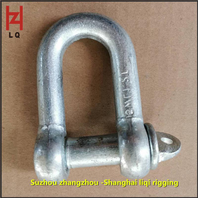 Available: 3.3T National Standard D-type & U-type Lifting Shackle, Lifting Snap Hook 3.3T