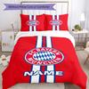 Set Biancheria da Letto FC Bayern München Personalizzato con Nome 3 Pezzi Copripiumino Chiusura Include 1 Copripiumino e 2 Federe, Morbido e Confortevole per Tutte le Stagioni.