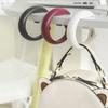 Portable Bag Hook Hanger Foldable Table Hook Office Decor Plastic Desk Side Hook Use Handbag Travel Bag Organizer Hook Holder