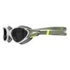 Speedo Biofuse Swimming Glasses Polarized Green and White