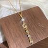 Ins-Style Star & Moon Tassel Necklace: Korean Minimalist Clavicle Chain