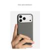 High End Minimalistisches Business 100% Echtes Leder Magnetische Hülle für IPhone 17 Pro Max 16 15 14 13 Metall Kameraobjektiv Schutzhülle