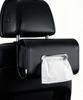 Car Tissue Case with All Tissue Tissue PU Large Fits Headrest Sun Visor Stylish Car Storage [Compatible Vehicles] Box/In-Car Cover, Leather, Slim,