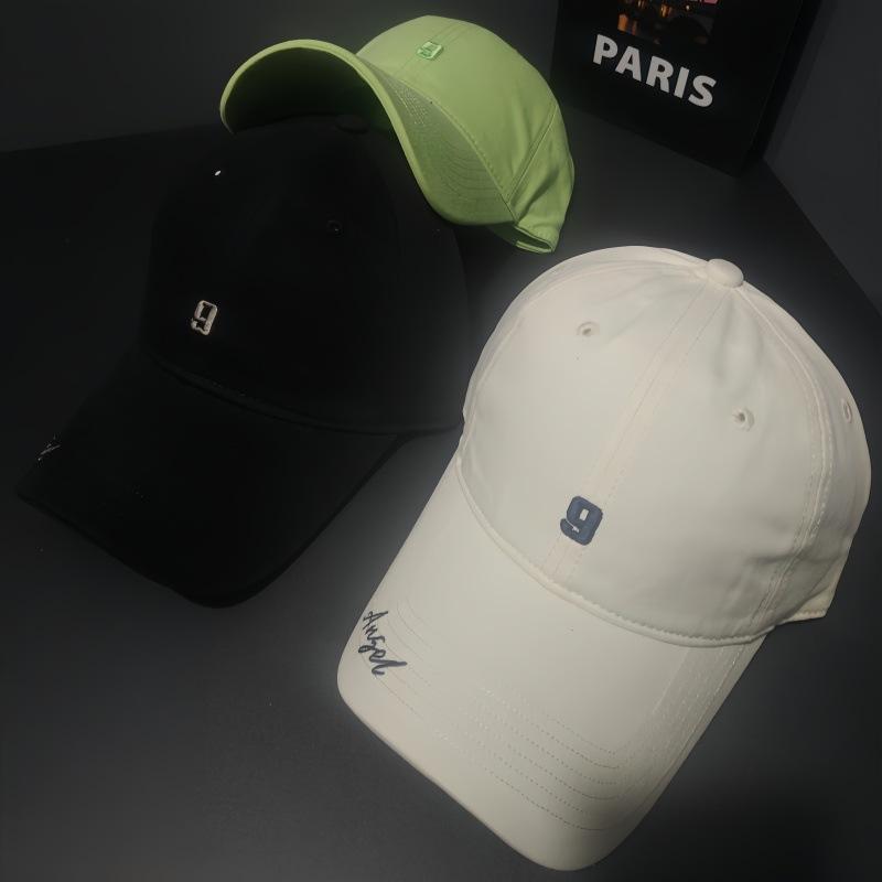 Versatile face small sunshade baseball cap women's sunscreen letter embroidered cap men's outdoor leisure hat