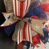 Independence Day Wreath Porch Decoration Front Door Outdoor Hanging Wreath Decor