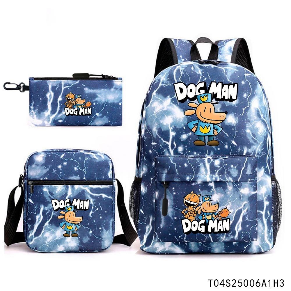 3-delige Schoolrugzakset voor Studenten Grote Capaciteit Oxford Stof Schooltas met Schouderband en Etui 3 piece set