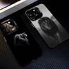 L-Lion P-Pattern Phone Case For iPhone 17,16,15,14,13,12,11 Plus,Pro Max,XS,Colorful Silver Black Cover