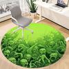 1PCZombie Swarm Office Round Area Rug,  Mat Suitable For Office, Under Office Chairs Bedroom Living Room Home Decor, Room Deco