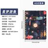 2026 Cross-Border Schedule Notebook Customization High-Value TEMU A5 Hard Shell Spiral Bound Hand-Painted Plan This Coil