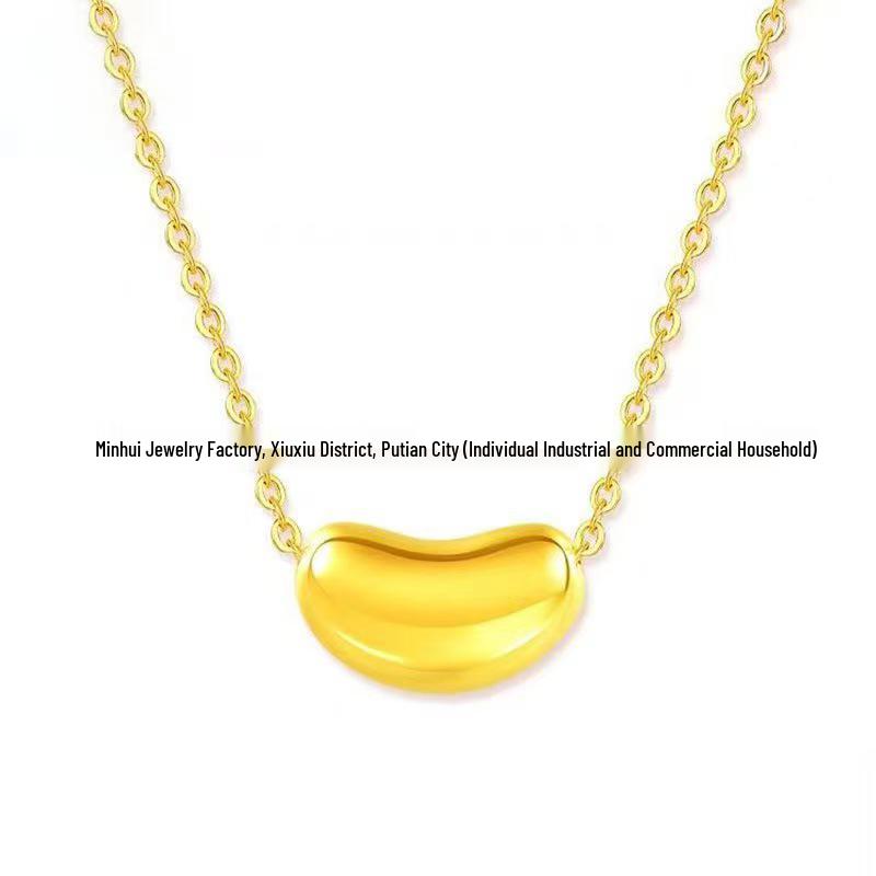 Shuibei 999 Pure Gold Ginkgo Leaf Buddha Necklace - Bestseller Jewelry Piece