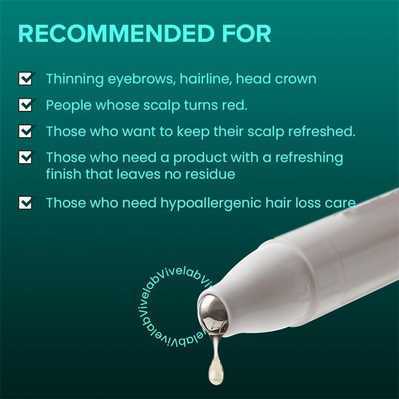 Scalp and Hair Serum for Thinning Hair | Roll-On Hair Growth Serum | Hair Loss Treatment | 2 fl oz
